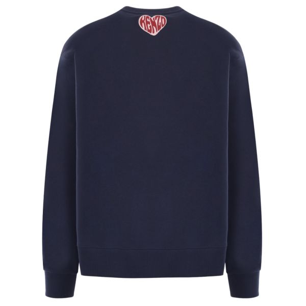 Kenzo Hearts Classic Sweater Navy