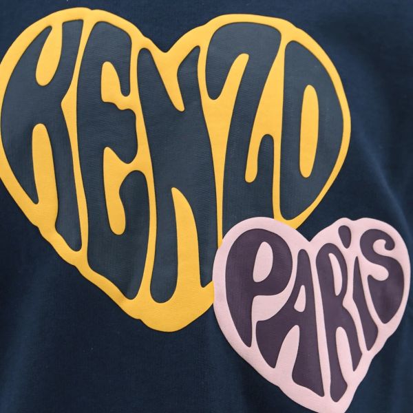 Kenzo Hearts Classic Sweater Navy