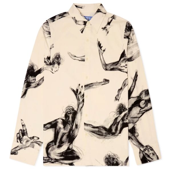 KidSuper Studios Trapeze Performer Overhemd Off White