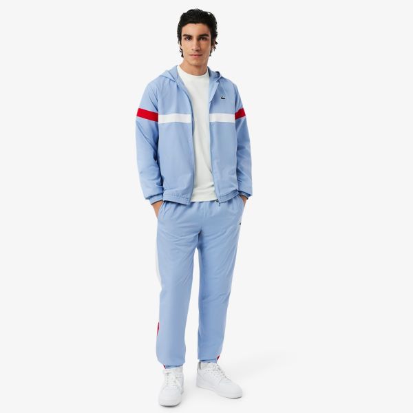 Lacoste Colourblock Trainingspak Licht Blauw