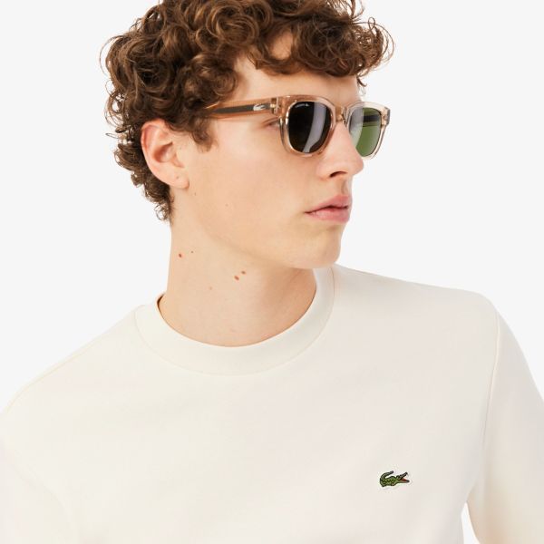 Lacoste Crewneck Sweater Off White