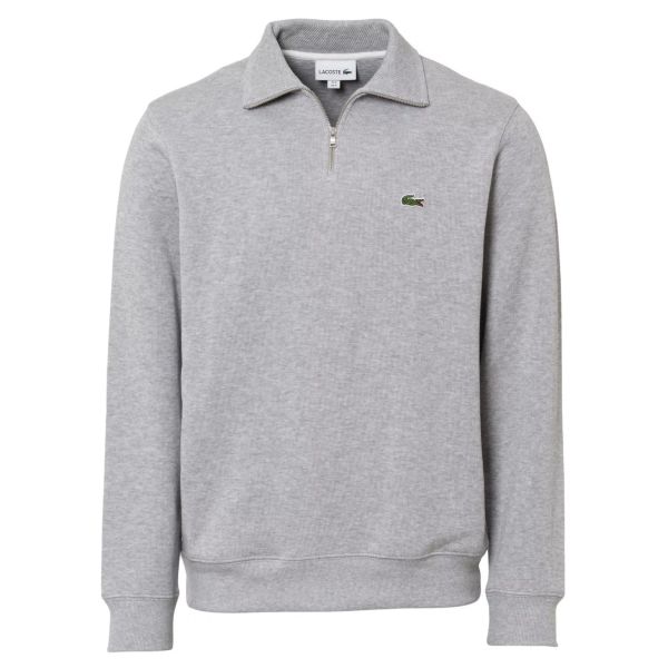 Lacoste Half Zip Sweater Grijs