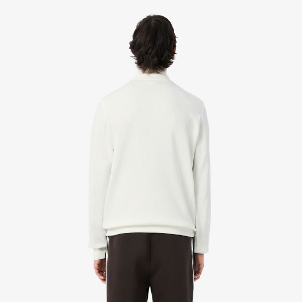 Lacoste Half Zip Sweater Off White