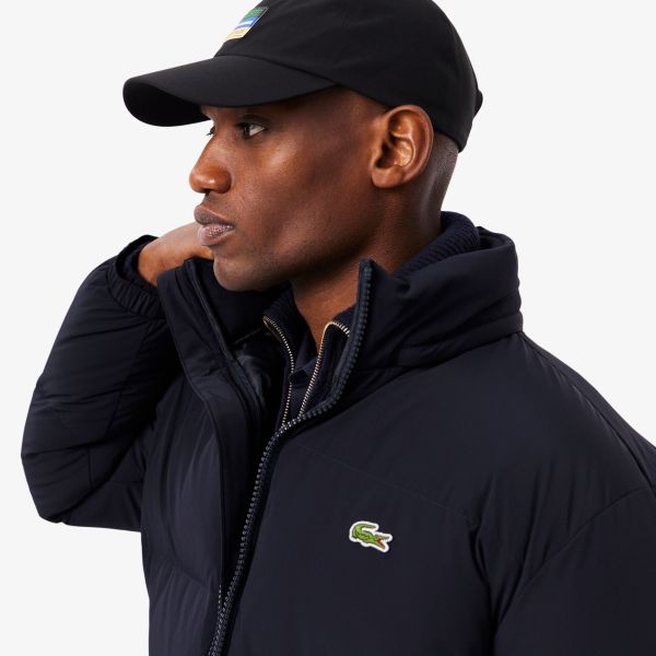 Lacoste Hooded Down Puffer Navy