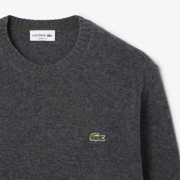 Lacoste Knitted Sweater Antraciet