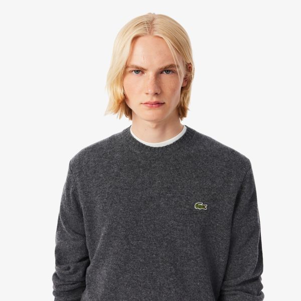 Lacoste Knitted Sweater Antraciet