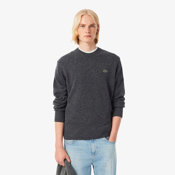 Lacoste Knitted Sweater Antraciet