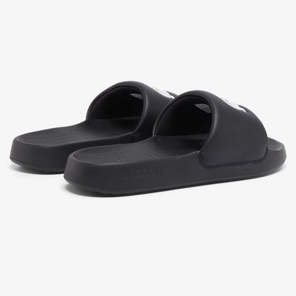 Lacoste Logo Slippers Zwart