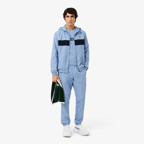Lacoste Monogram Trainingspak Licht Blauw