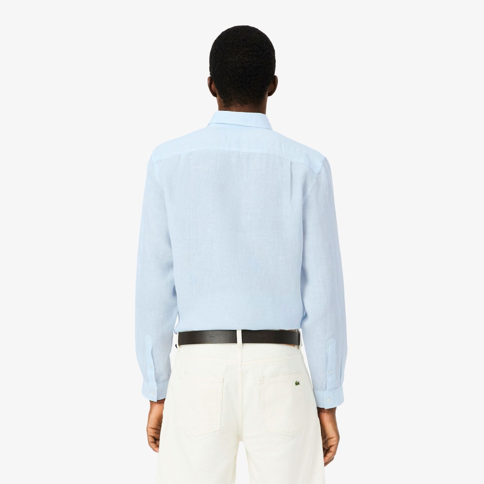 Lacoste Overhemd Licht Blauw