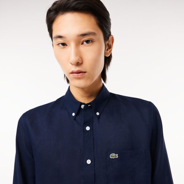 Lacoste Overhemd Navy