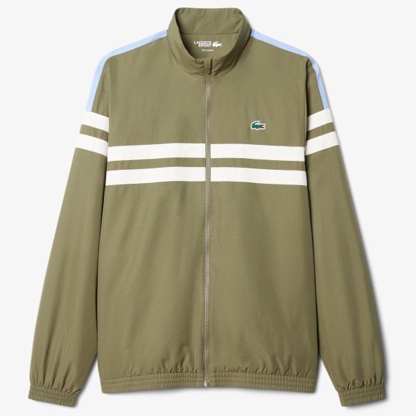 Lacoste Printed Trainingspak Donker Groen/Off White