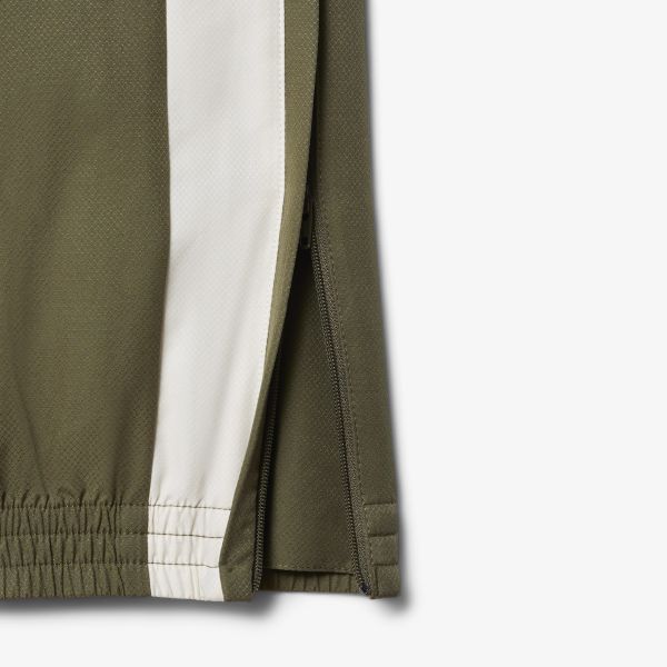 Lacoste Printed Trainingspak Donker Groen/Off White