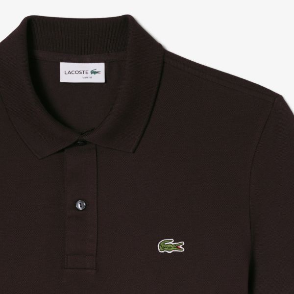 Lacoste Slim Fit Polo Bruin
