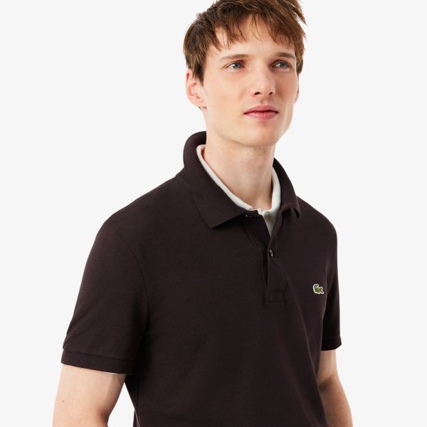 Lacoste Slim Fit Polo Bruin