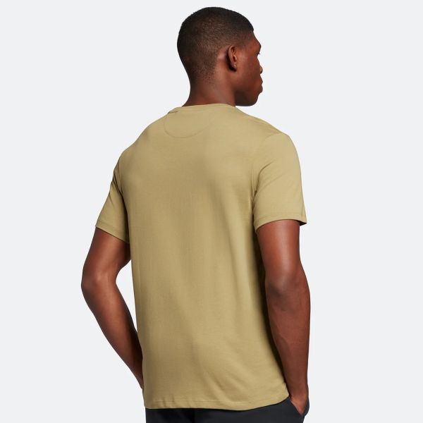 Lyle & Scott Contrast Pocket T-shirt Donker Groen