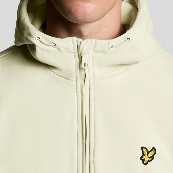Lyle & Scott Fleece Back Softshell Jack Beige