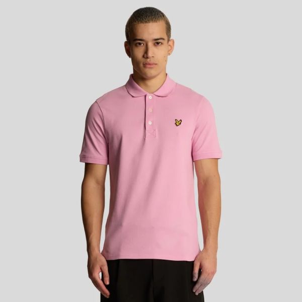 Lyle & Scott Plain Polo Roze