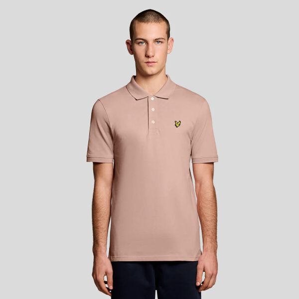 Lyle & Scott Plain Polo Peach