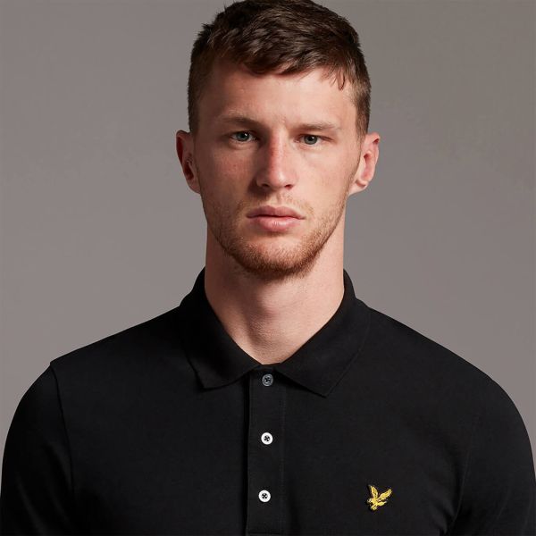 Lyle & Scott Plain Polo Zwart