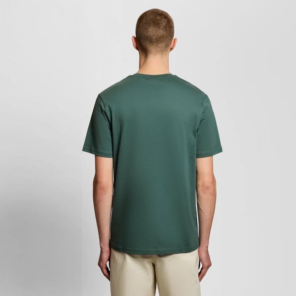 Lyle & Scott Plain T-shirt Donker Groen