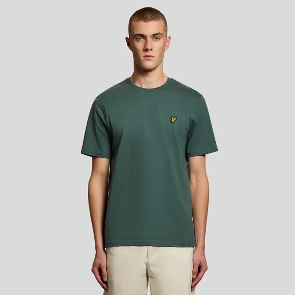 Lyle & Scott Plain T-shirt Donker Groen