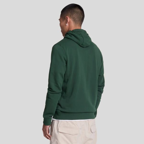 Lyle & Scott Zip Through Vest Donker Groen