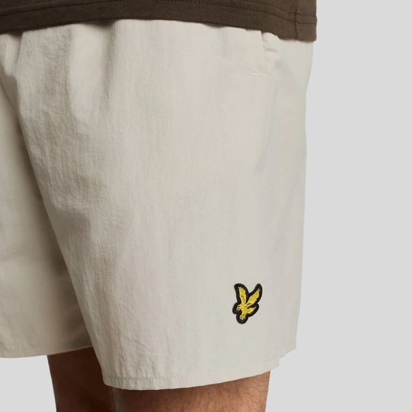 Lyle & Scott Zwembroek Beige