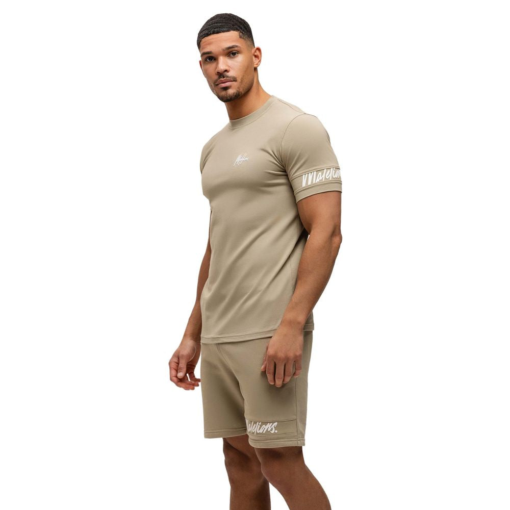 Malelions Captain Korte Broek Beige