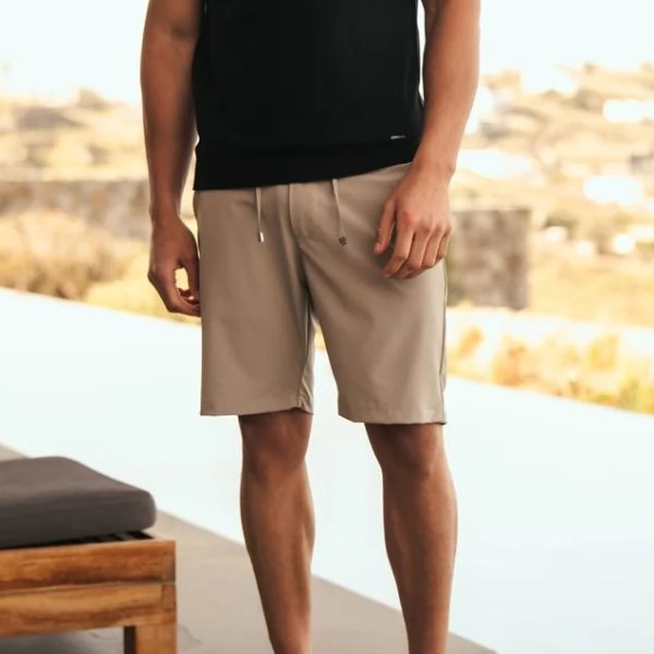 Malelions Casual Chino Korte Broek Beige
