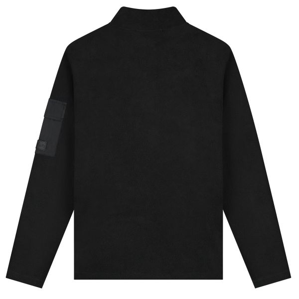 Malelions Fleece Half Zip Sweater Zwart