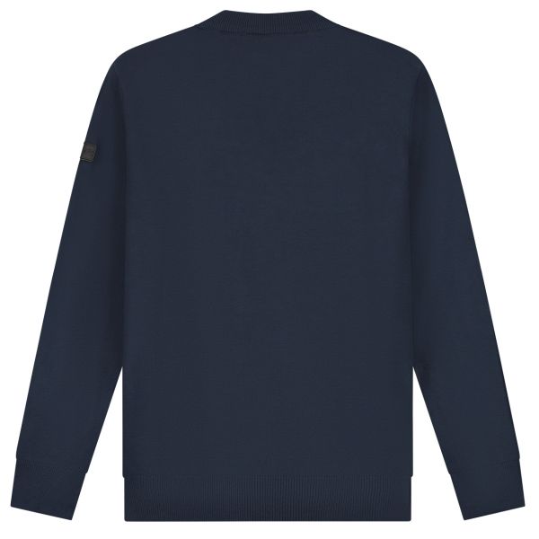 Malelions Knitted Sweater Navy