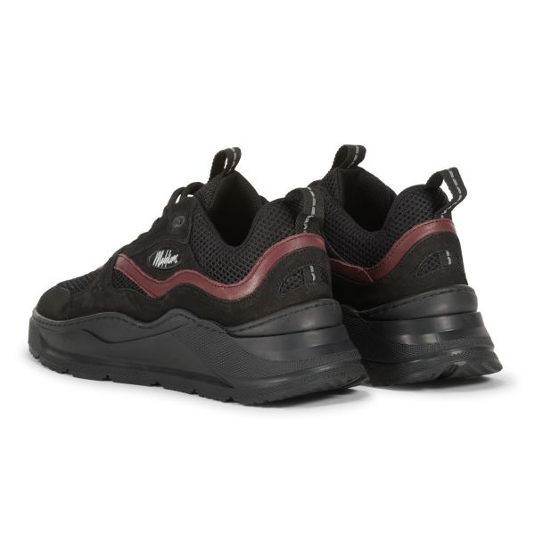 Malelions Mesh Runner Sneaker Zwart