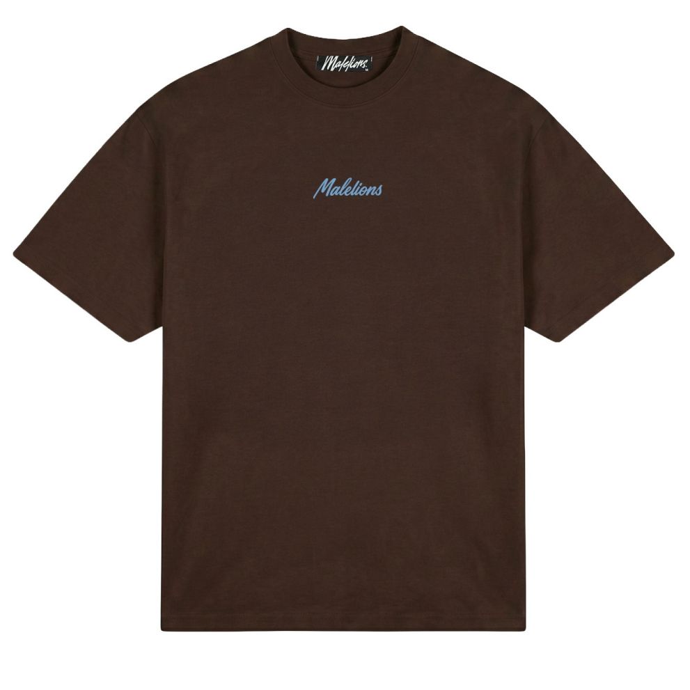 Malelions Relax T-shirt Bruin