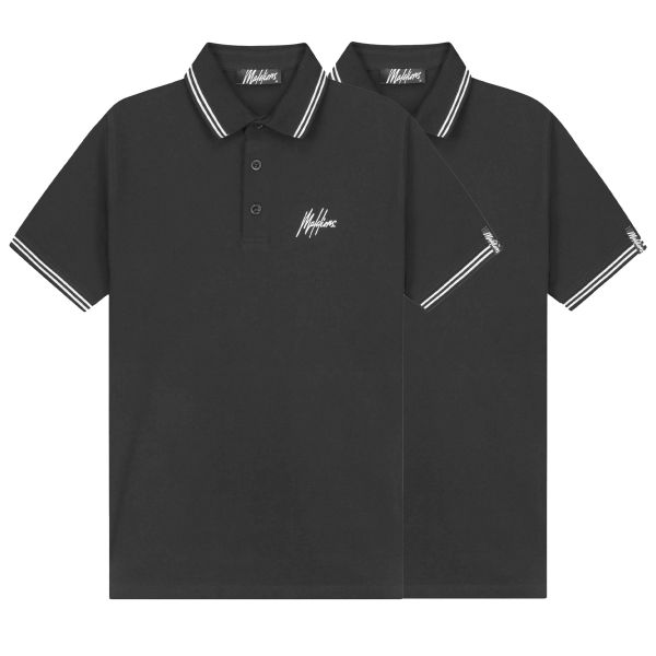 Malelions Signature Polo 2-Pack Zwart