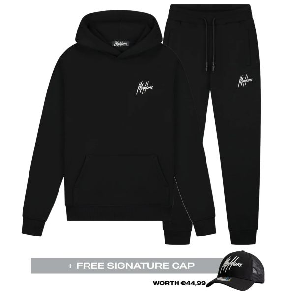 Malelions Signature Trainingspak Zwart