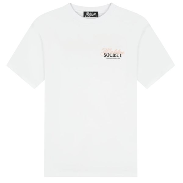 Malelions Society T-shirt Wit