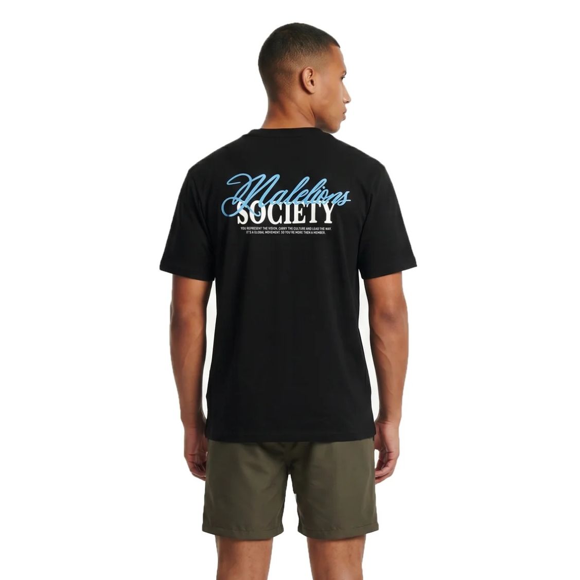 Malelions Society T-shirt Zwart