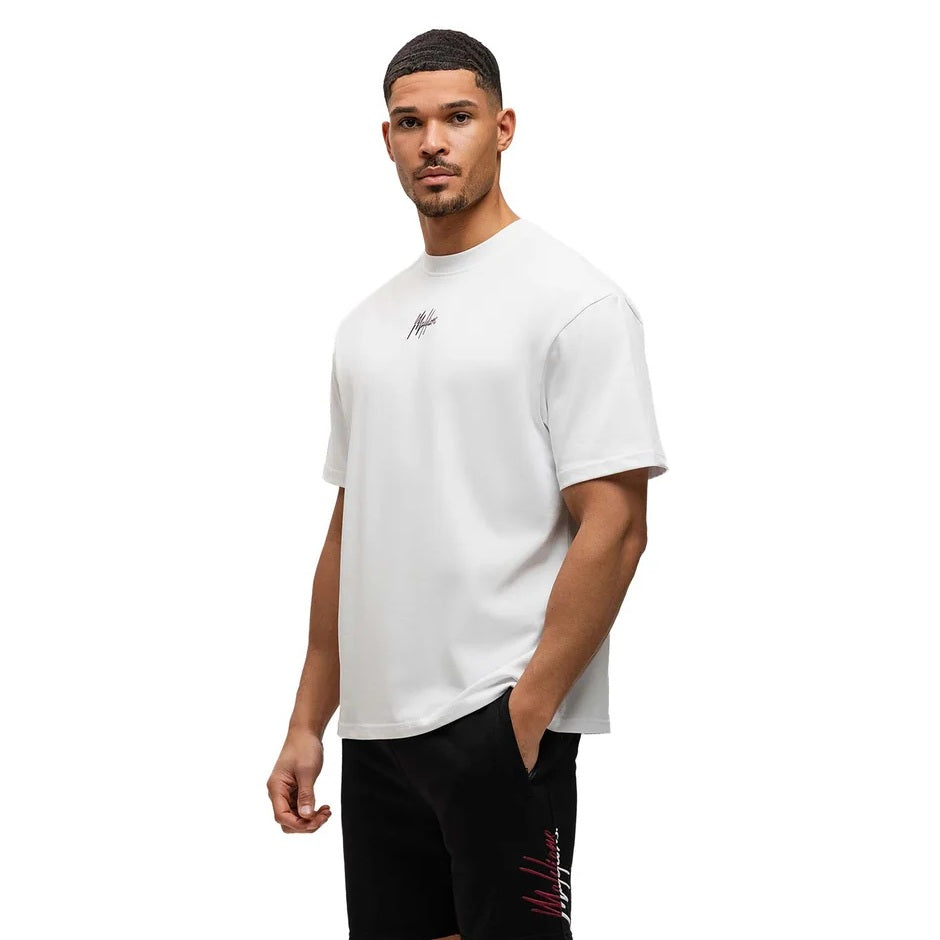 Malelions Split T-shirt Wit
