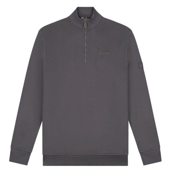 Malelions Turtle Half Zip Sweater Bruin