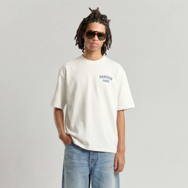 Mansour Arch Print T-shirt Wit
