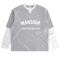 Mansour Double Sleeved Longsleeve T-shirt Grijs