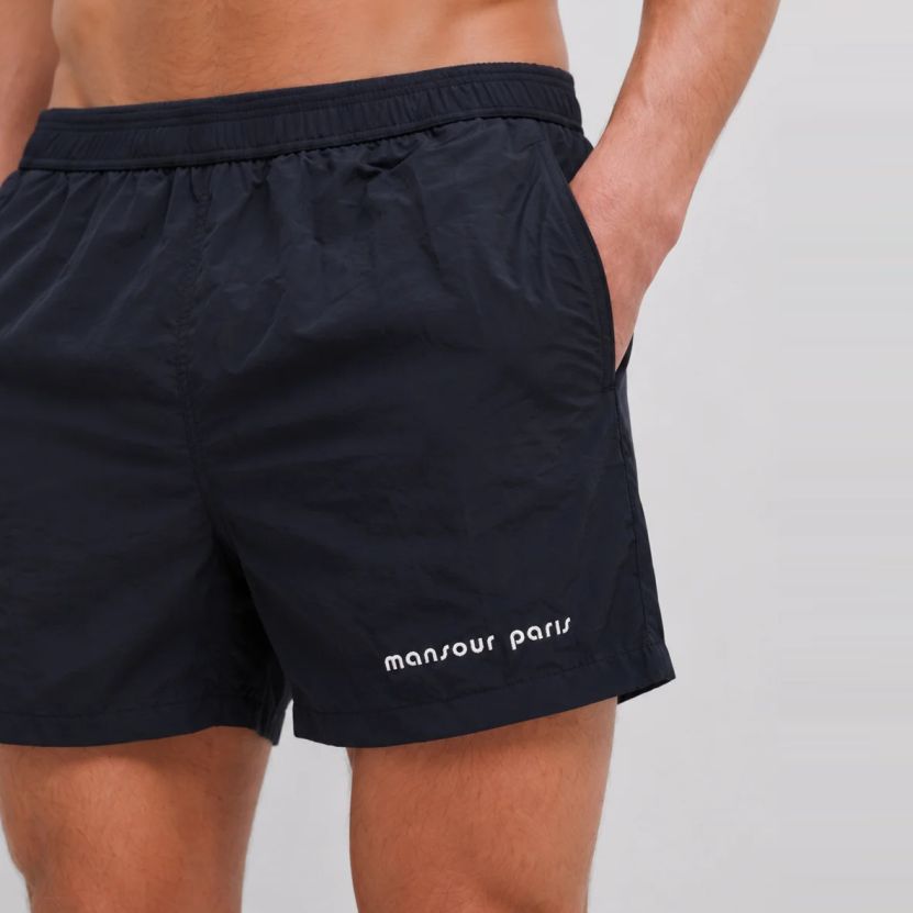 Mansour Logo Zwembroek Navy
