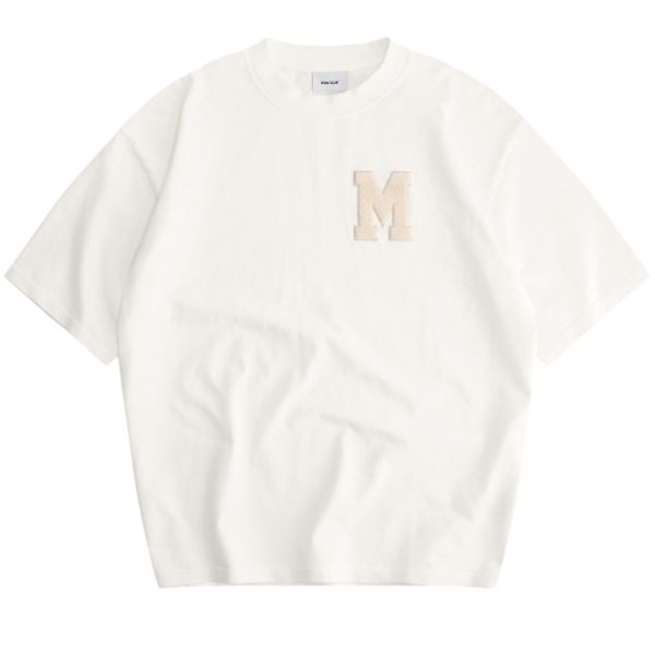 Mansour M Patch T-shirt Off White