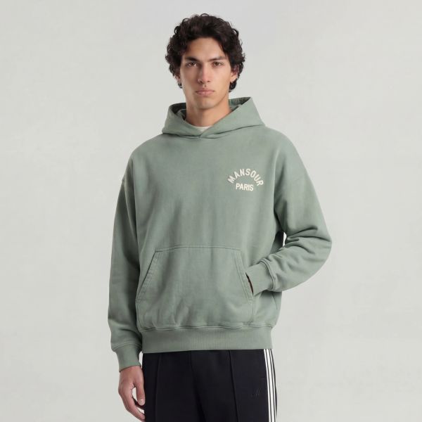 Mansour Paris College Hoodie Groen