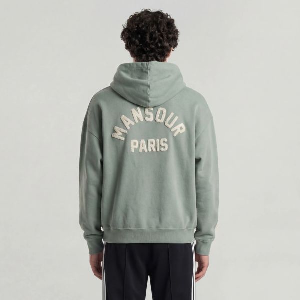 Mansour Paris College Hoodie Groen