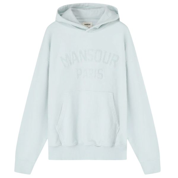 Mansour Paris College Hoodie Licht Blauw