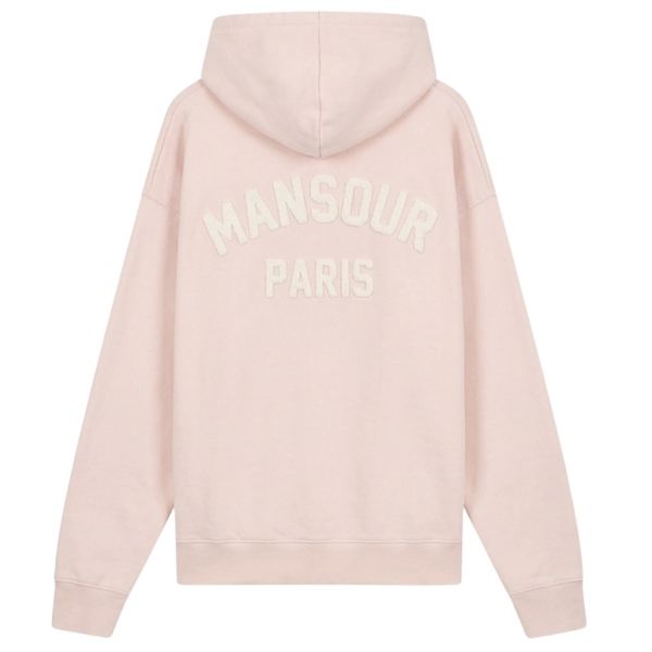Mansour Paris College Hoodie Roze
