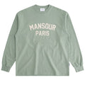 Mansour Paris College Longsleeve T-shirt Groen