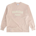 Mansour Paris College Longsleeve T-shirt Roze
